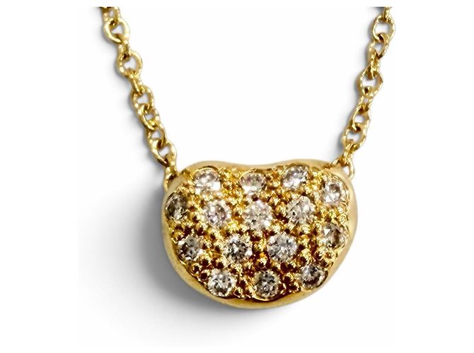 Autre Marque Collana con pendente Tiffany Elsa Peretti Bean Design