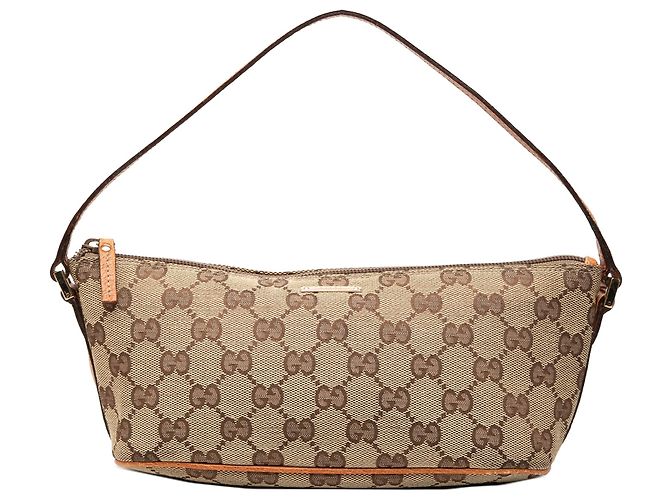 Gucci Beige GG Canvas Boat