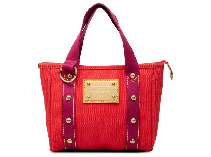 Louis Vuitton Red Antigua Cabas PM