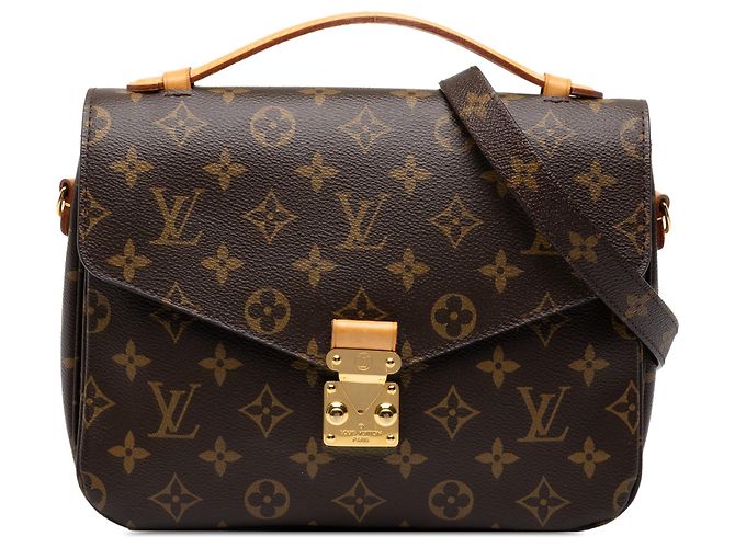 Louis Vuitton Brown Monogram Pochette Metis