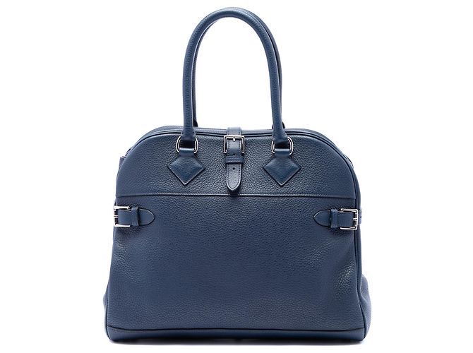 Hermès Blue Clemence Atlas 35