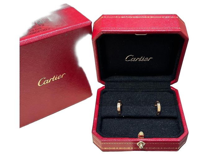 Orecchini Cartier Love a Cerchio Oro Rosa