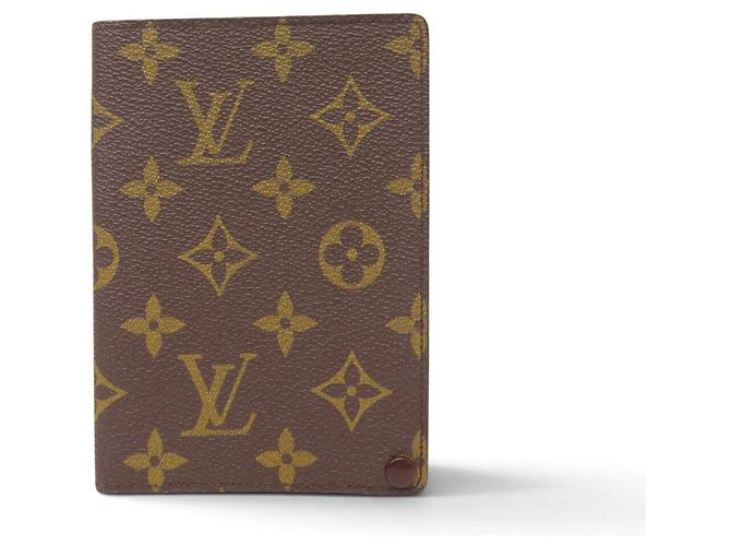 VINTAGE LOUIS VUITTON DOCUMENT HOLDER COVER 1970 MONOGRAM CANVAS