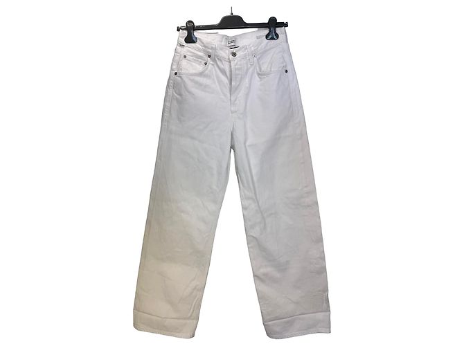 Citizens of Humanity Vaqueros Wide Leg Blancos