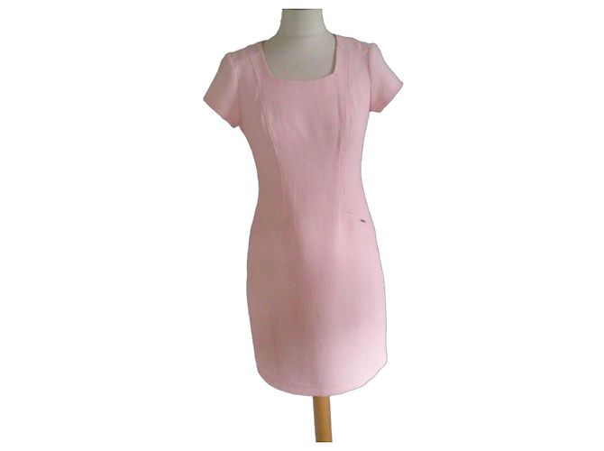 Autre Marque Robe Rose Texturée De Facto