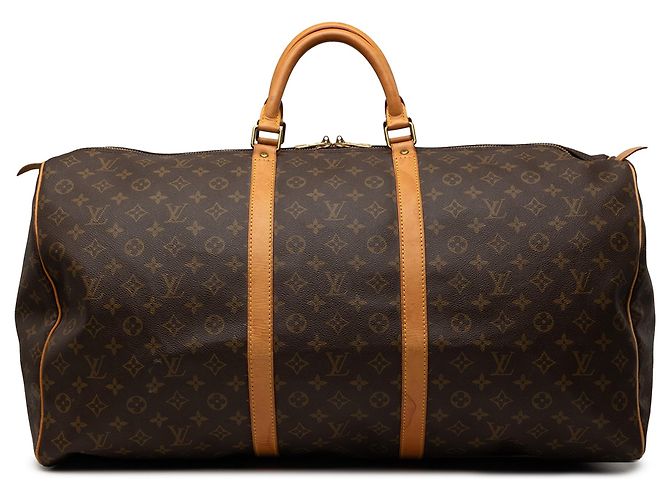 Louis Vuitton Monogram Keepall 60 Reisetasche Braun