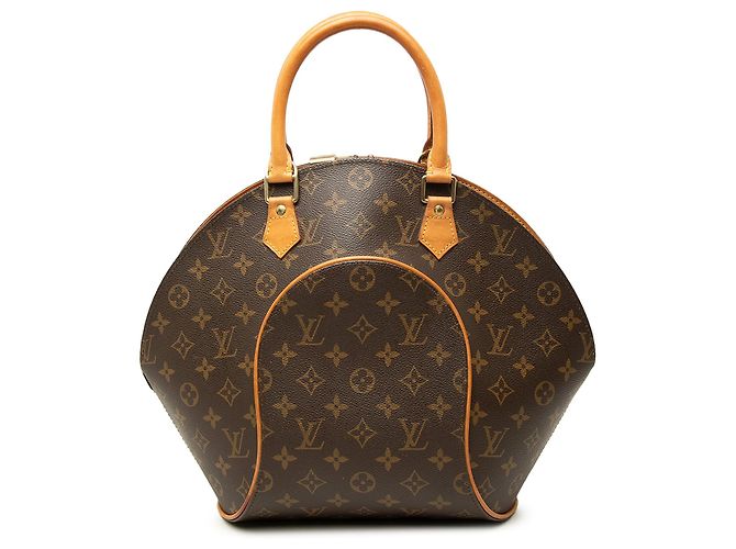 Sac à main Louis Vuitton Monogram Ellipse MM Marron