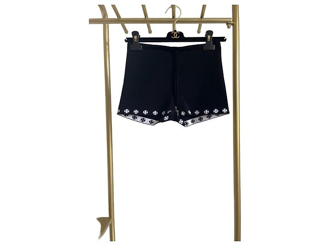 Shorts Chrome Hearts de lã e cashmere