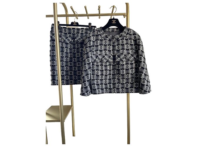 Chanel Tweed Rock Color-Block