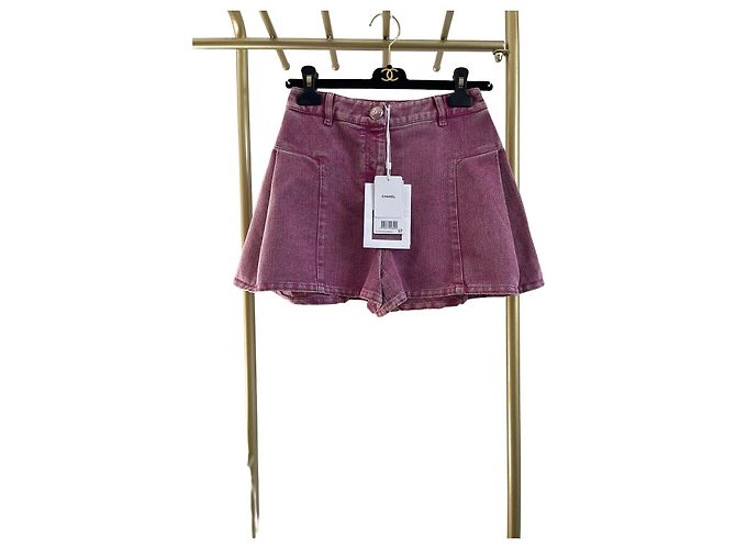 Gonna-pantalone Chanel 23C in denim