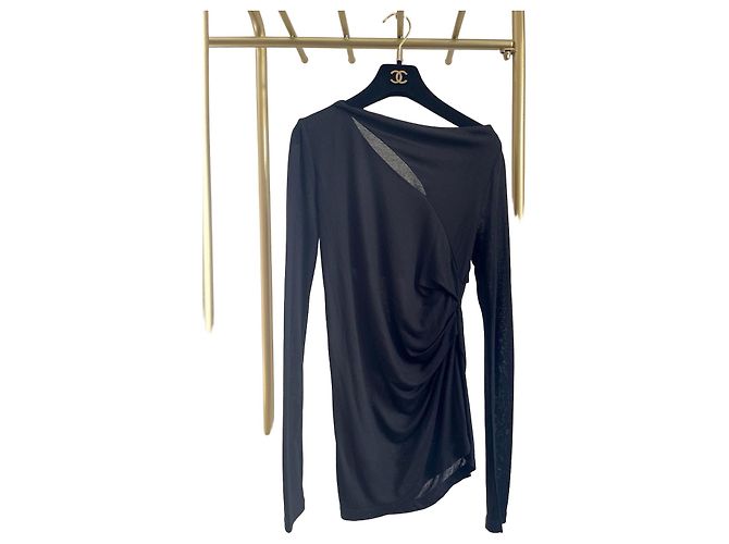 Helmut Lang Black Cotton Top