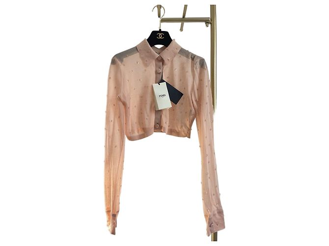 Fendi Kurzer Cardigan Wolle