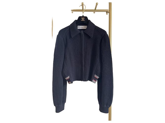 Maglia Dior in lana nera