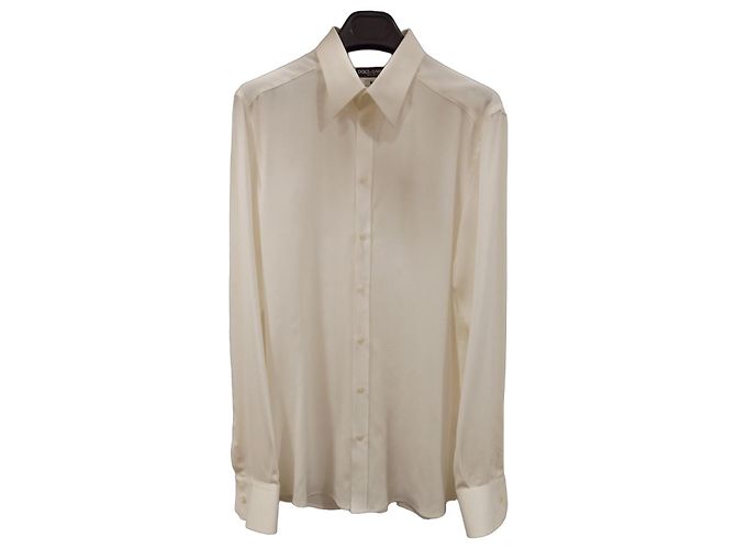 Camisa Dolce & Gabbana em seda branca