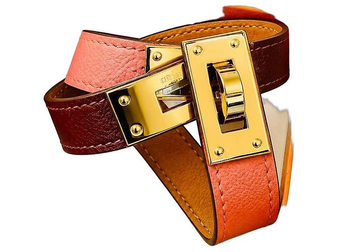 Hermès Bracelete Collier de Chien em couro
