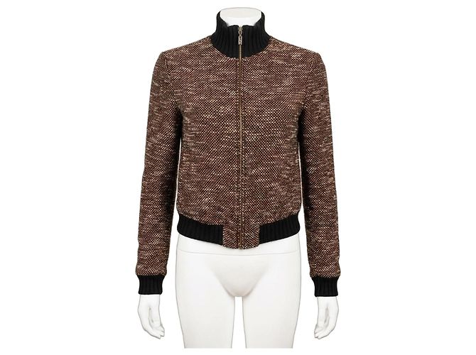 Autre Marque MAX&Co. Braune Wollmisch-Jacke