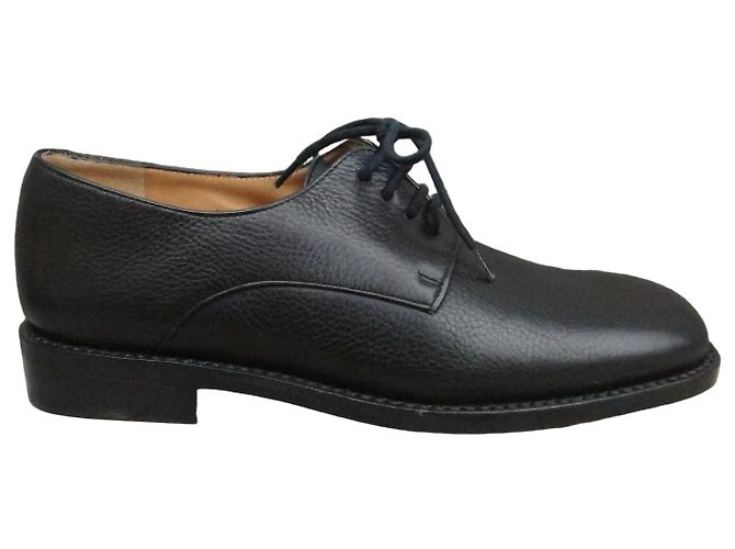 Robert Clergerie Derby in Pelle Nera