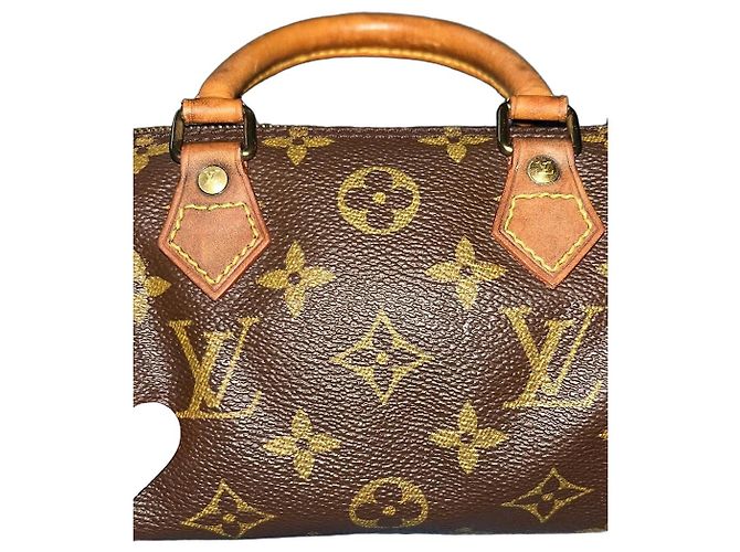 Neo speedy Borsa Louis Vuitton Speedy Nano monogram canvas leather