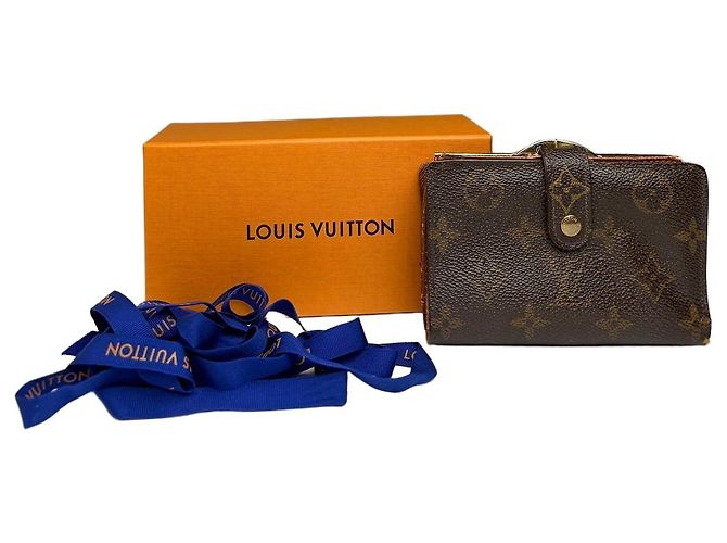 Vintage Louis Vuitton Monogram Canvas Bifold Wallet 2012 Brown