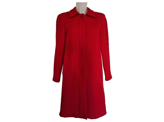 Paul & Joe Red Wool Coat