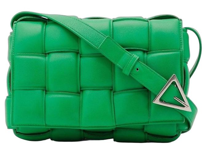 Bottega Veneta Bolsa Cassette em Couro Acolchoado Verde
