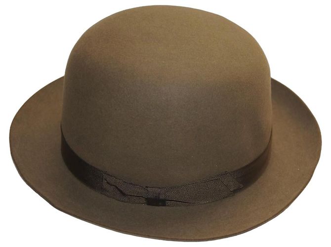 Autre Marque Sombrero Fedora Motsch Paris de lana marrón