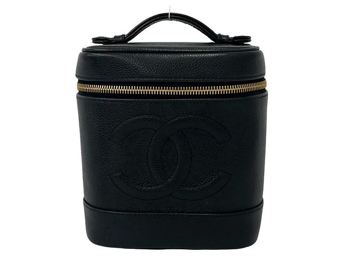 Borsa Chanel Coco Mark Caviar Skin Vanity Bag