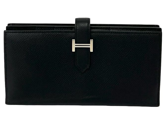 Hermès Portafoglio lungo Hermes Bearn Soufflé Epsom