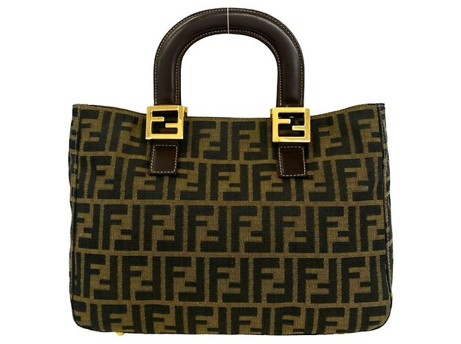 FENDI Vintage Zucca Pattern Handbag