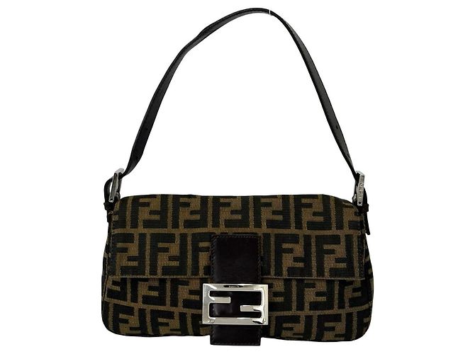 Fendi Vintage Zucca Pattern Handbag