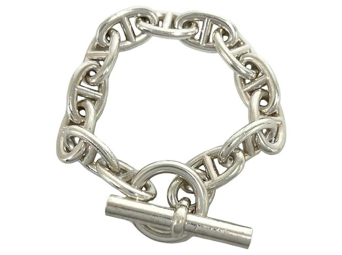 Hermès Pulseira de Berloques Hermes Chaine d'Ancre TGM