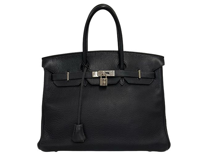 Hermès Sac à main Hermes Birkin 35 en Blue Indigo