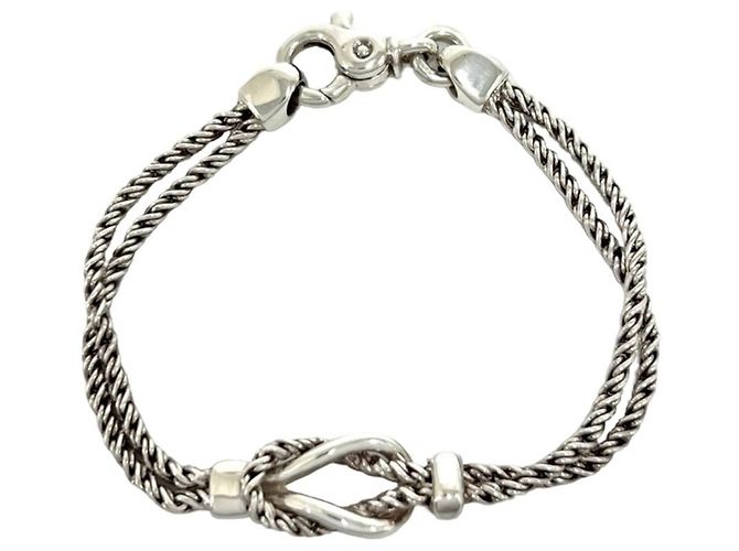 Autre Marque Bracciale Tiffany Vintage Double Rope Center Knot