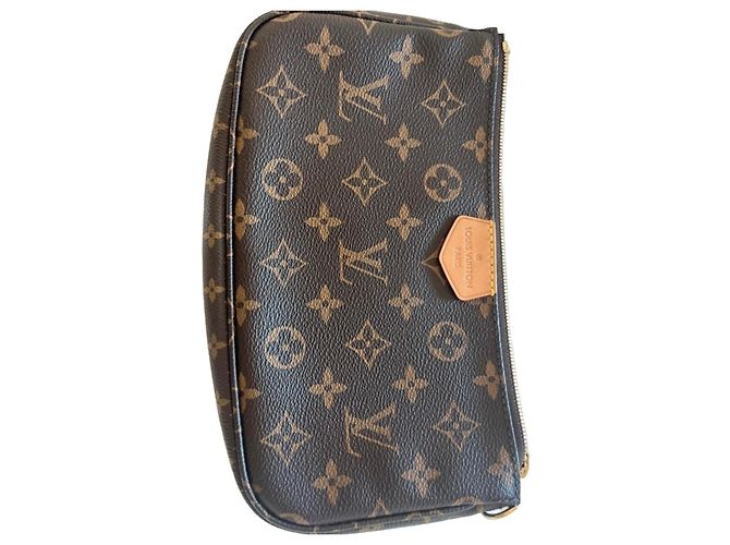 Louis Vuitton Pochette Monogram Canvas Clutch Bag