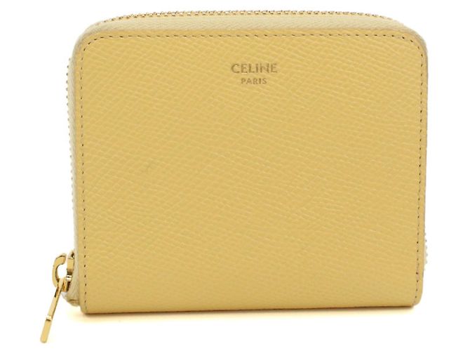 Céline Celine Bi-fold Geldbörse Gelb