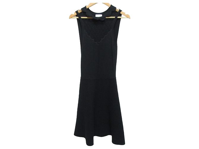 RED VALENTINO Spitzenstrickkleid
