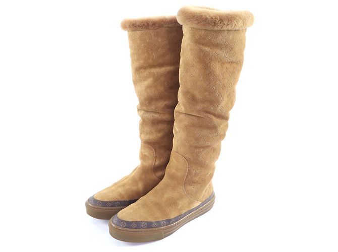 Bottes hautes Snowball Mouton Louis Vuitton