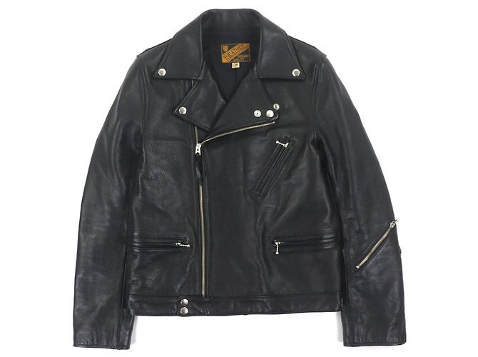 Autre Marque Y'2 LEATHER Double Steer Oil Cowhide Jacket