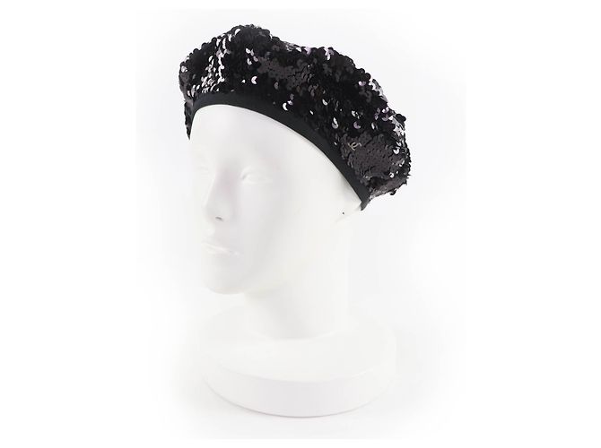 CHANEL COCO Mark Silk Lining Beret