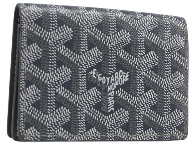 Tarjetero Goyard Herringbone Malesherbes PVC Gray