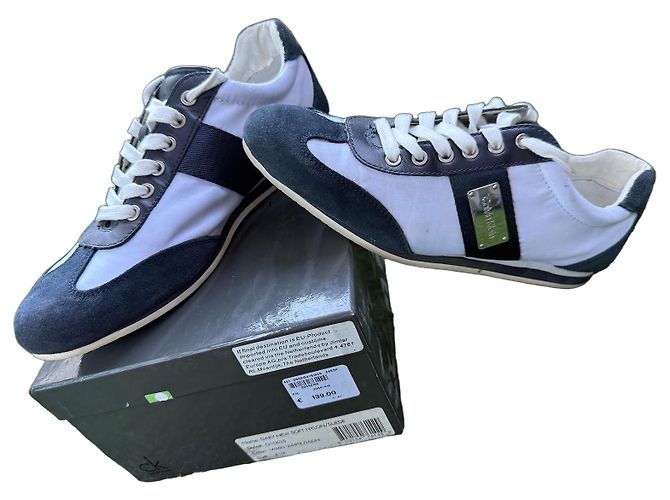 Calvin Klein Gary Low-Top Sneaker Marineblau Weiß