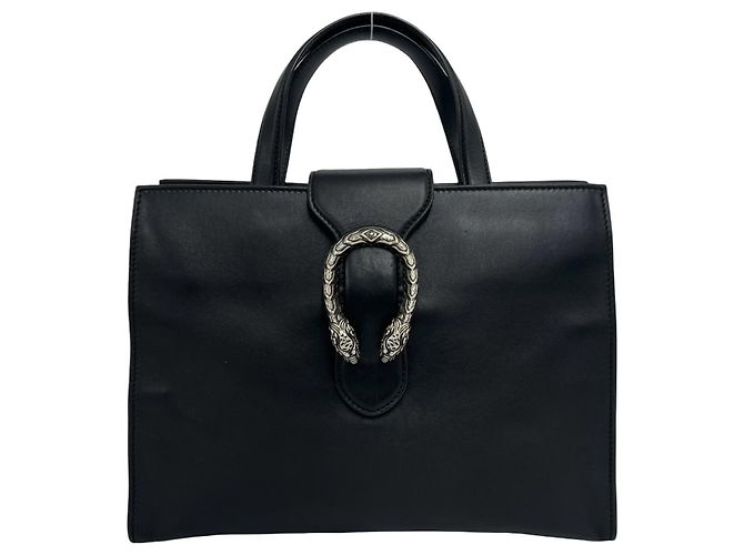 Bolsa Gucci Dionysus em couro de bezerro preto