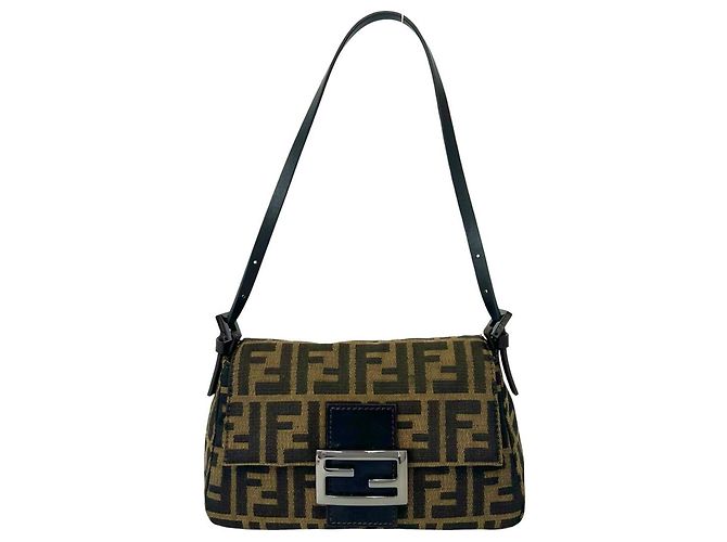 Fendi Vintage Zucca Pattern Handbag