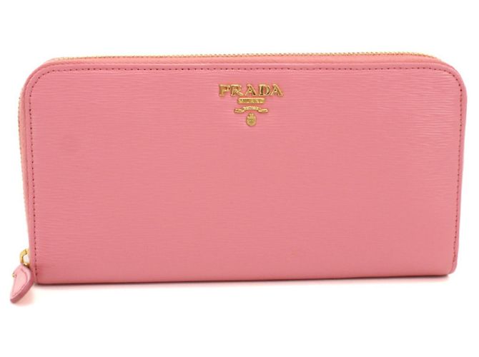 Prada Long Wallet in Pink