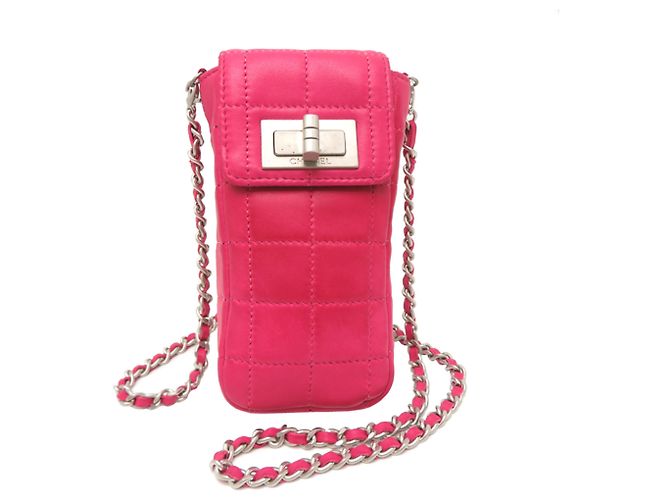 Bolsa de Ombro com Corrente Chanel Chocolate Bar