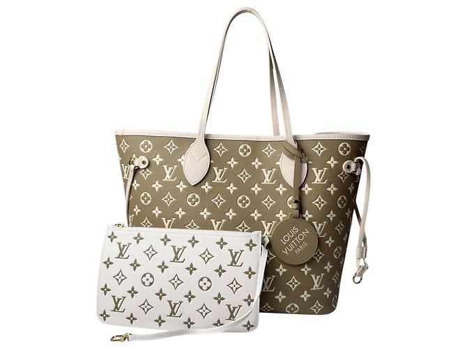 Borsa a tracolla Louis Vuitton Monogram Empreinte Neverfull MM