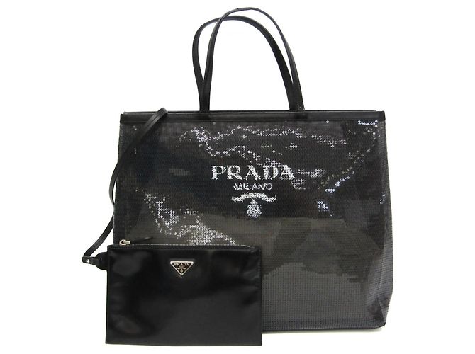 Prada RETE PAILLETTES 1BG416 Handbag