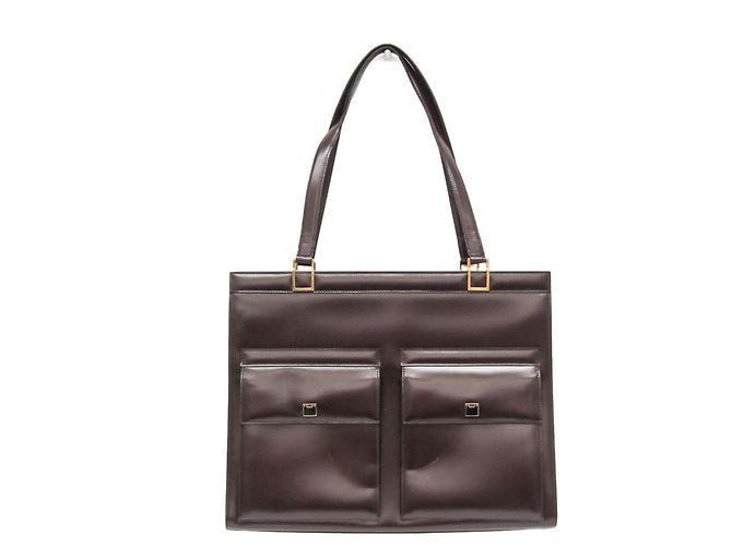 Céline Celine Vintage Front Pocket Tote