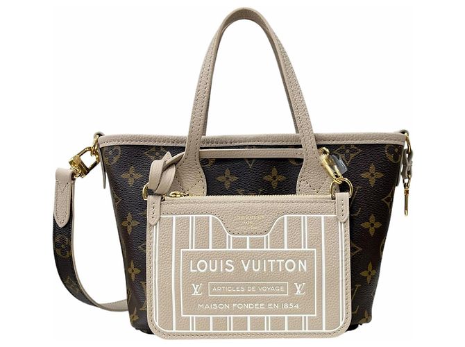 Louis Vuitton Neverfull Inside Out BB Monogram Schultertasche