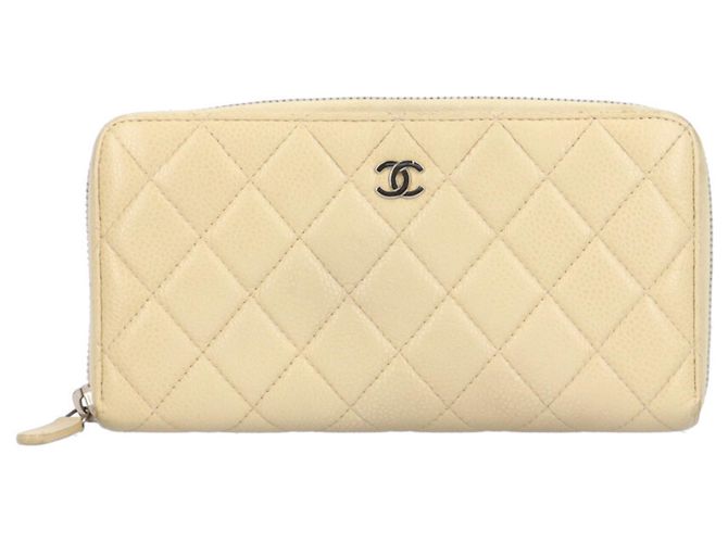 Portafoglio lungo con zip Chanel Classic